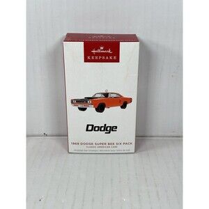 Hallmark Keepsake 1969 Dodge Super Bee Six Pack Classic American Car Ornament
